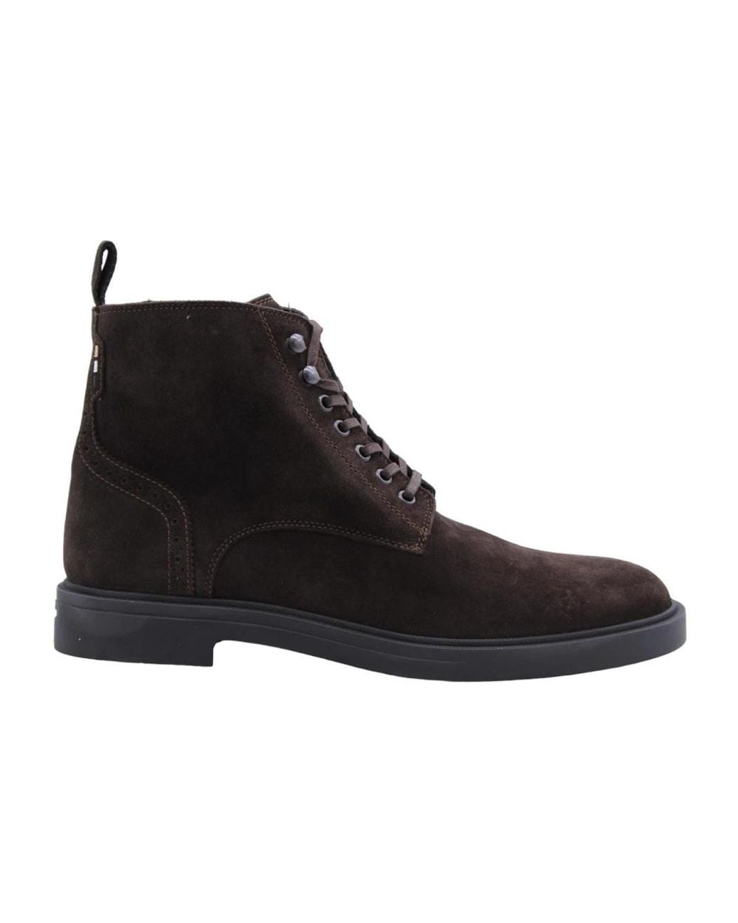 Boss Black Lace-Up Boots for men