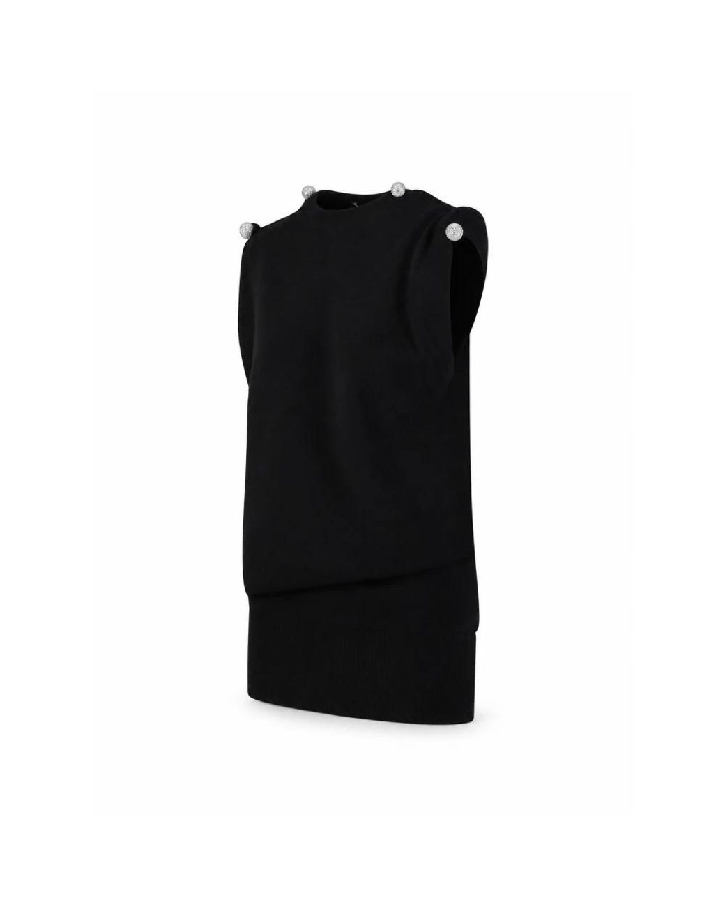 GIUSEPPE DI MORABITO Black Short Dresses