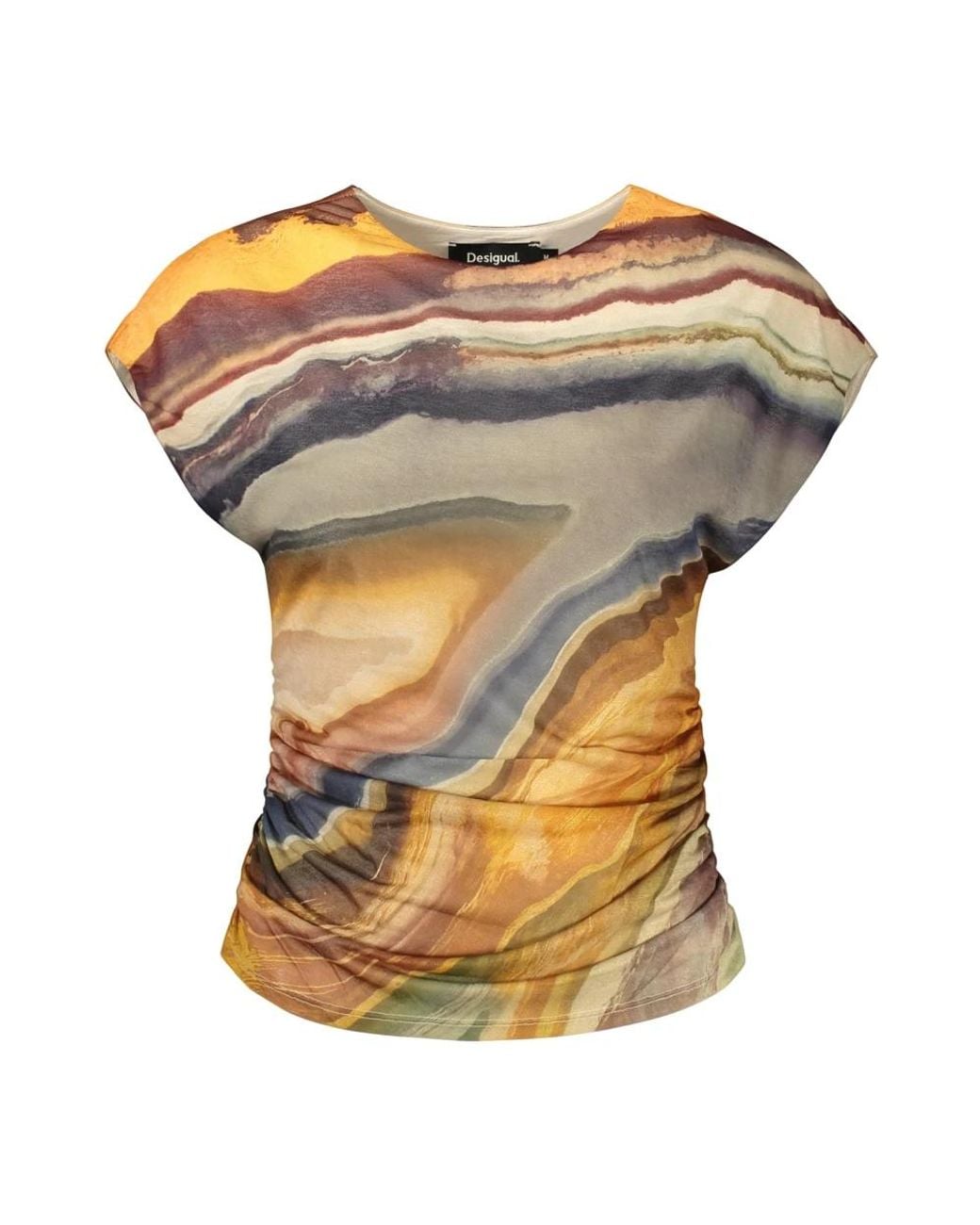 Desigual Gray Sleeveless Tops