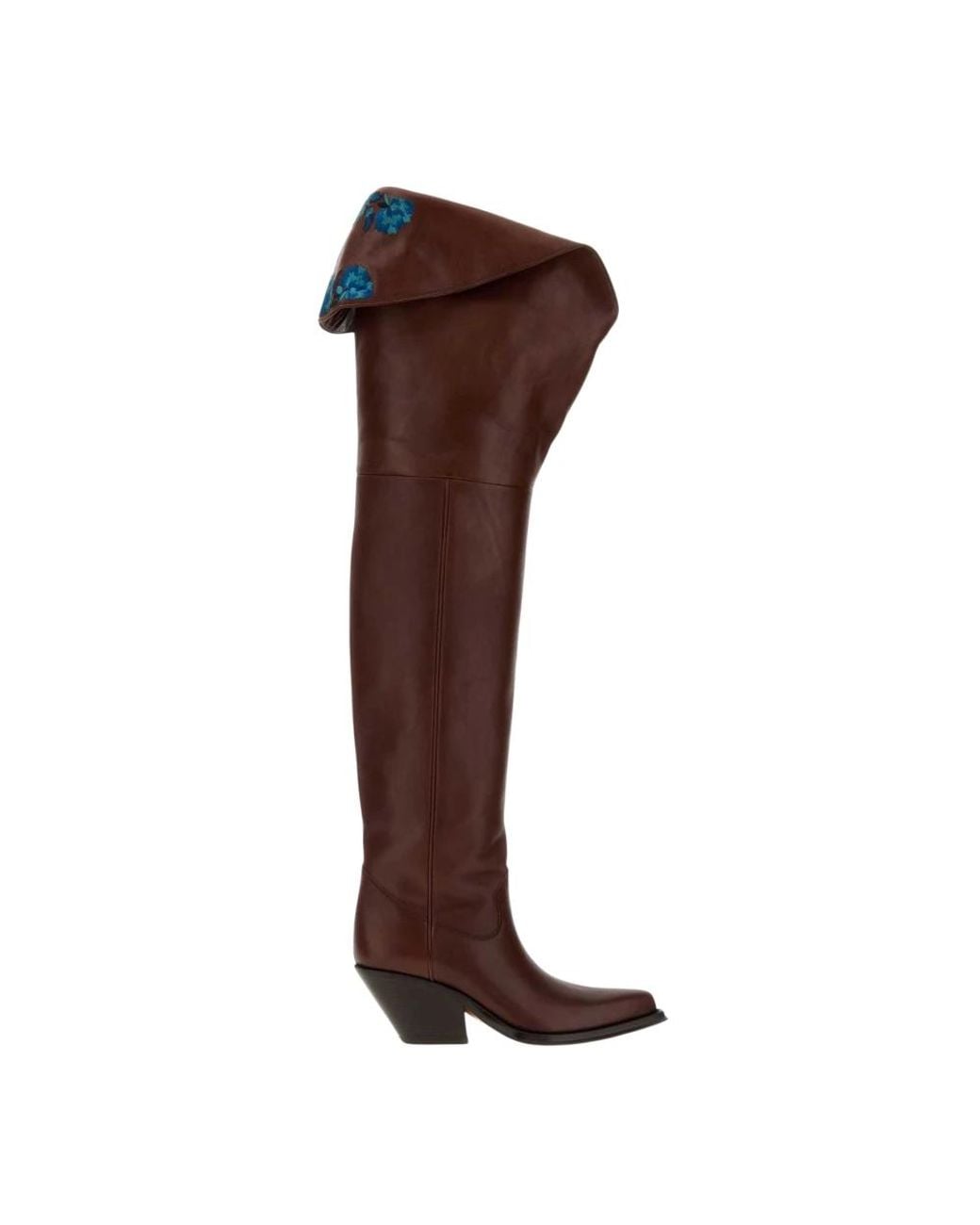 Chloé Brown Over-The-Knee Boots