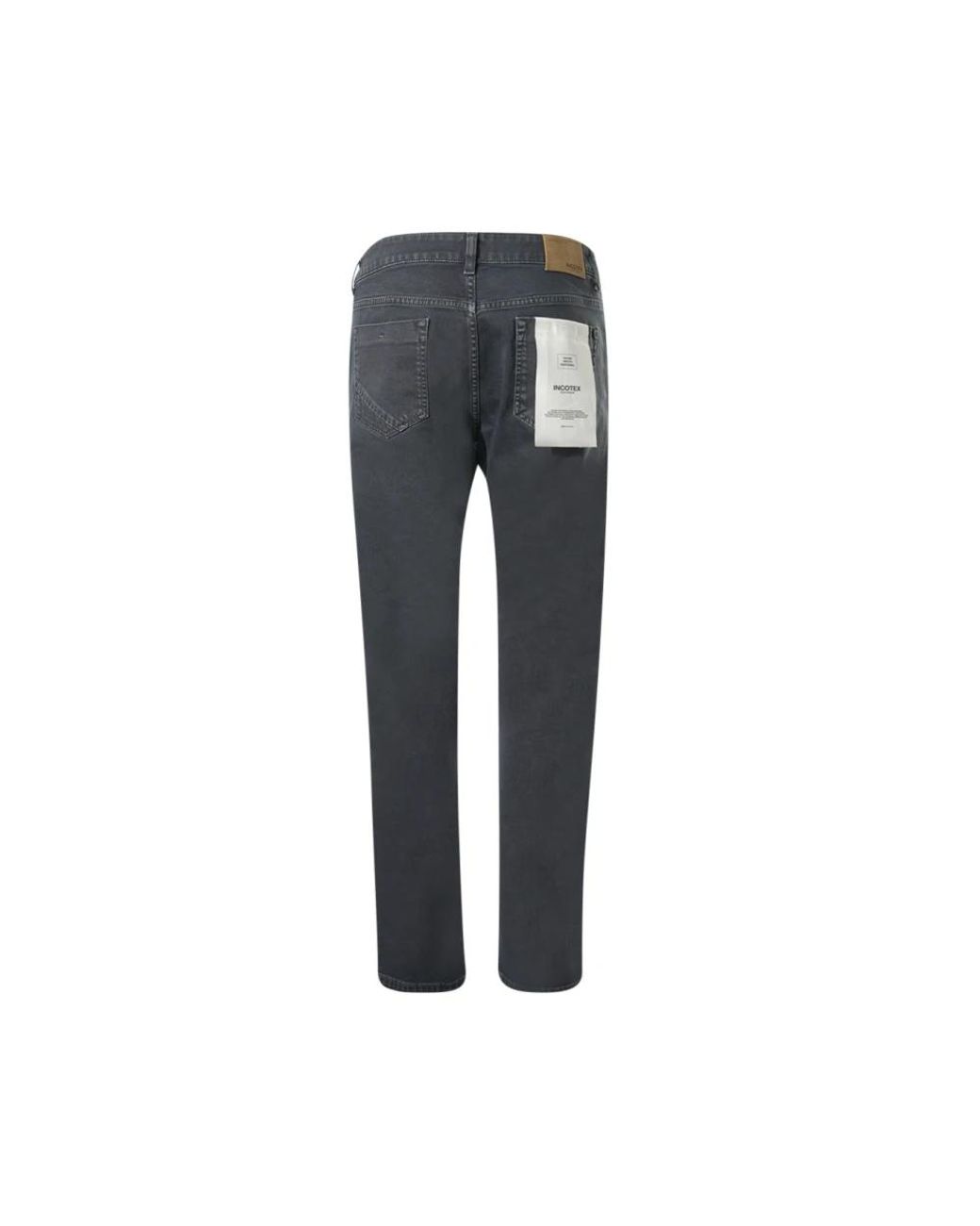 Incotex Gray Slim Fit Jeans for men