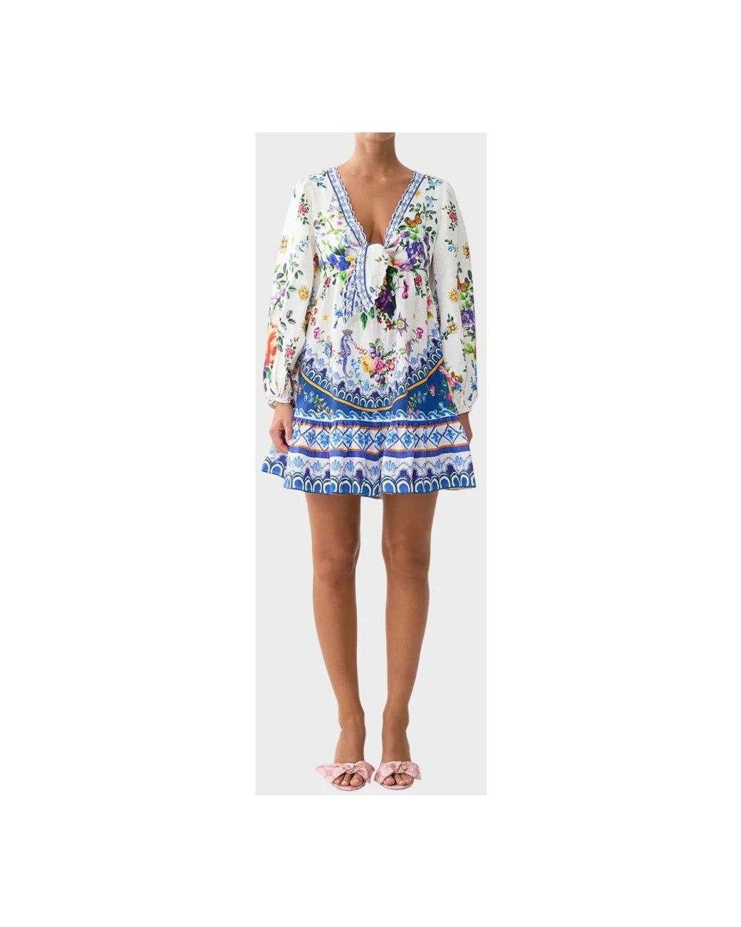 Camilla Blue Short Dresses
