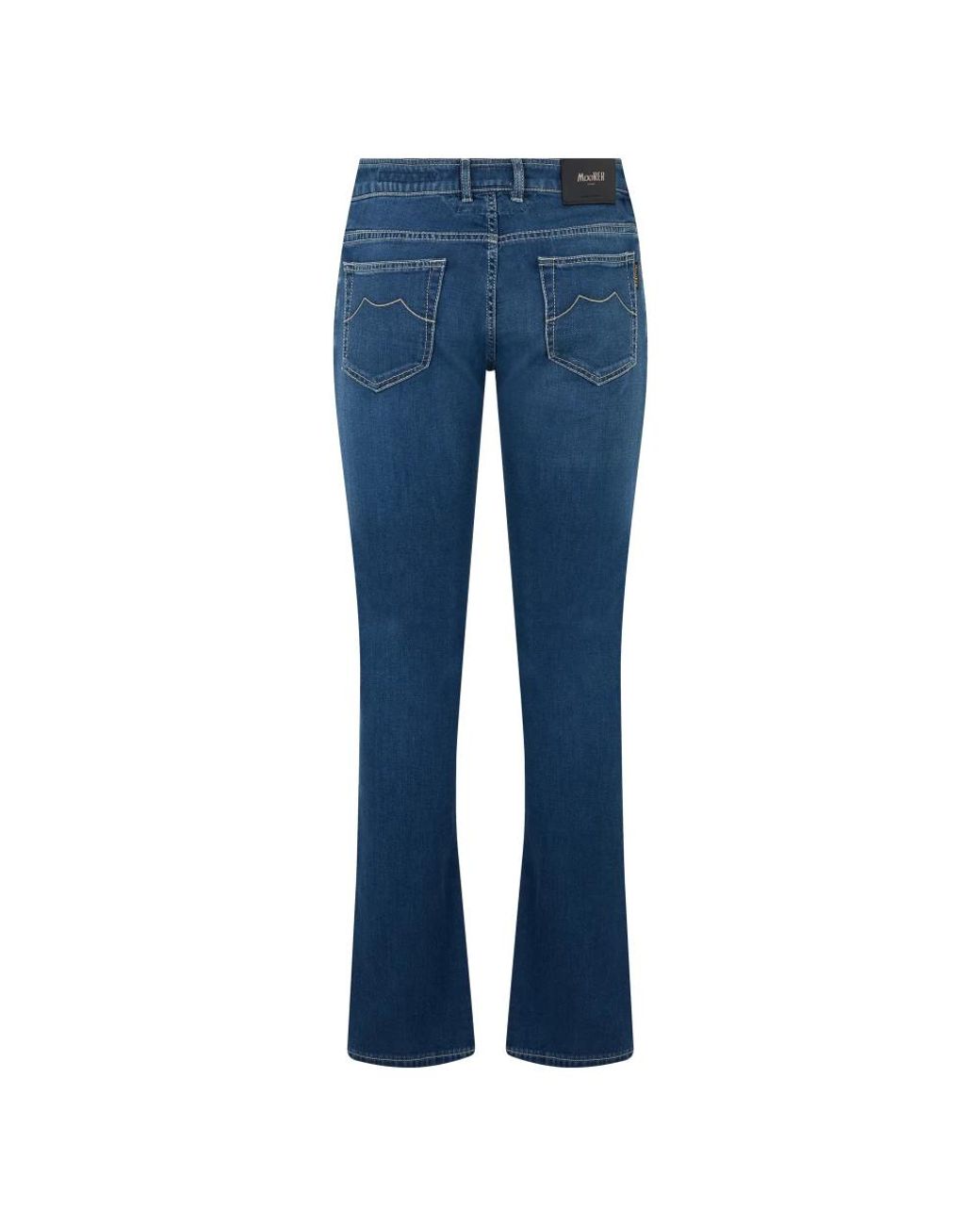 Moorer Blue Straight Jeans