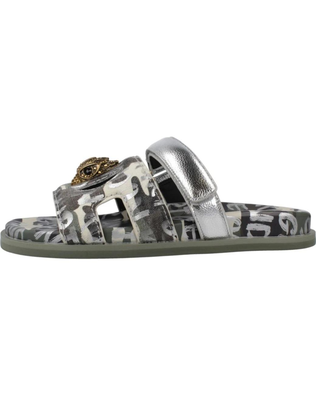 Kurt Geiger Green Eagle Cut Out Sandale