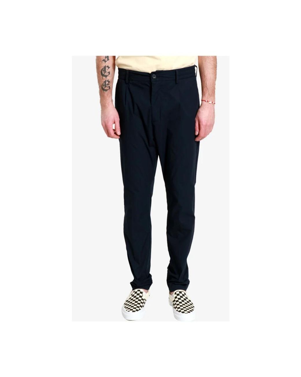 Chinos Cruna de hombre de color Blue
