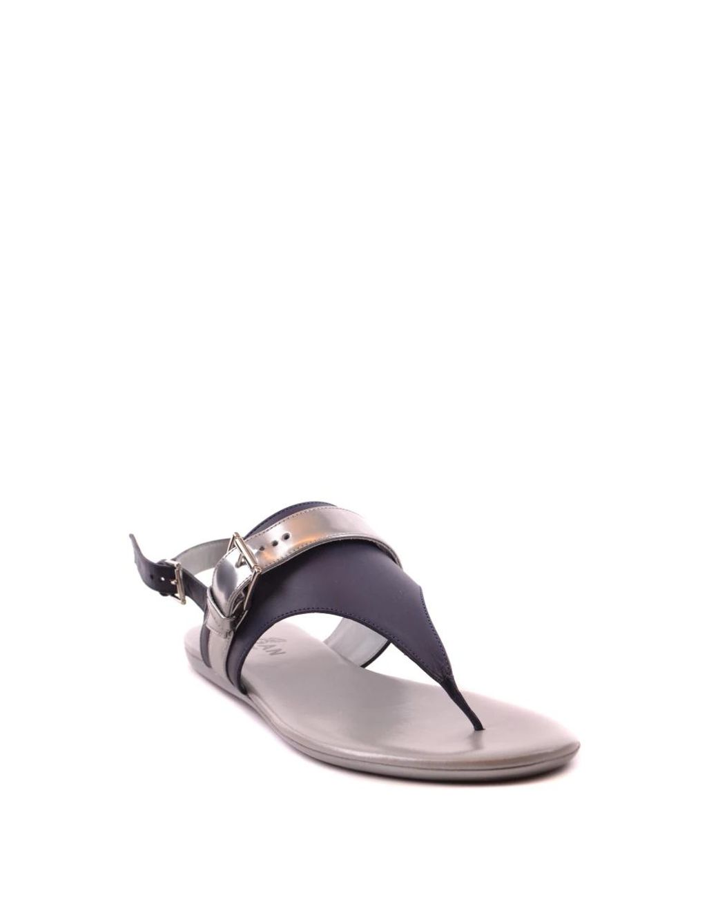 Hogan Brown Flat Sandals