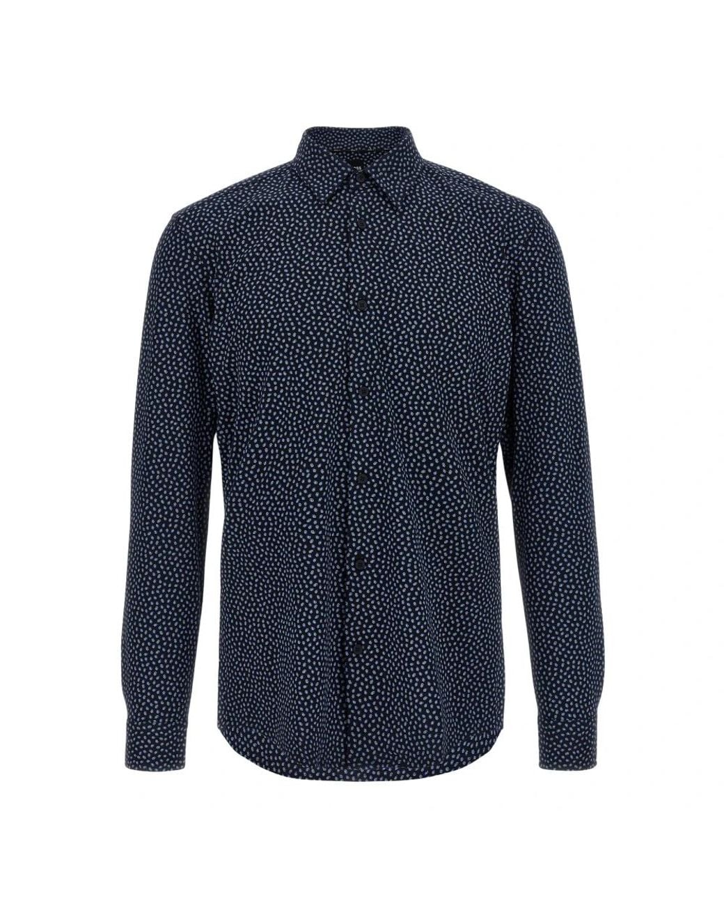 Boss Blue Casual Shirts for men
