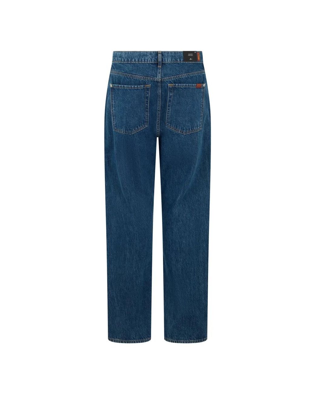 7 For All Mankind Blue Straight Fit Jeans for men