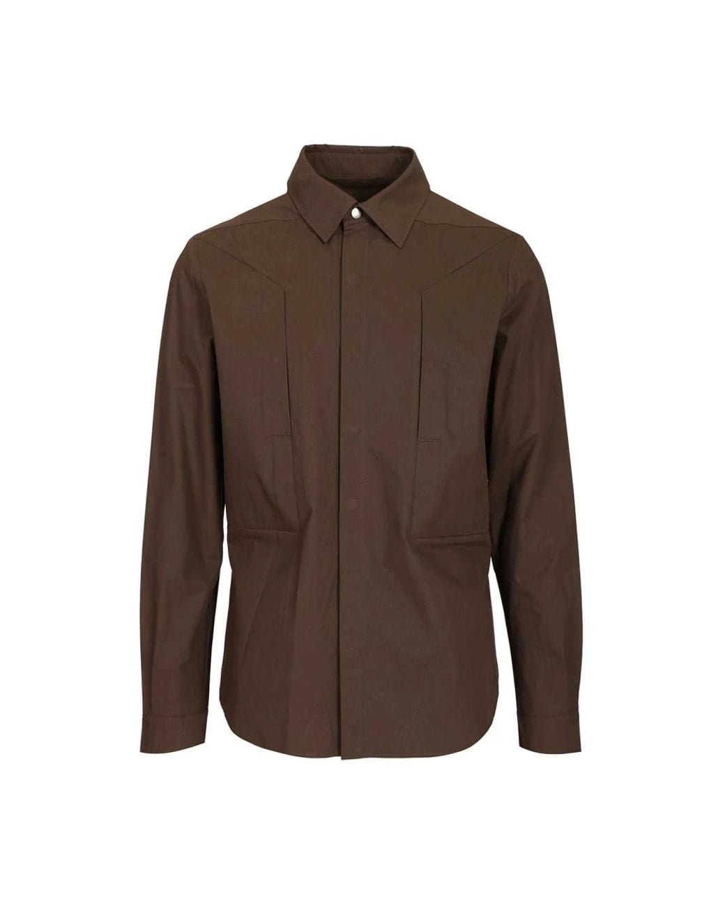 Rick Owens Brown Casual Shirts for men