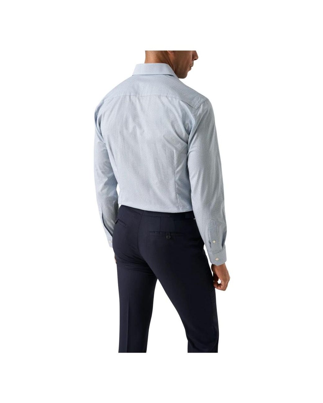 Eton of Sweden Blue Formal Shirts for men