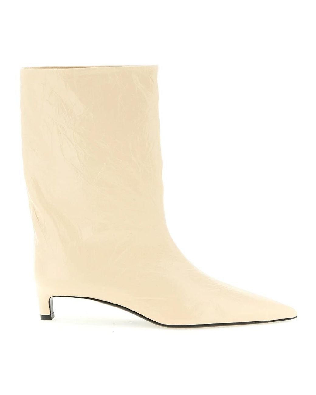 Jil Sander Natural Heeled Boots