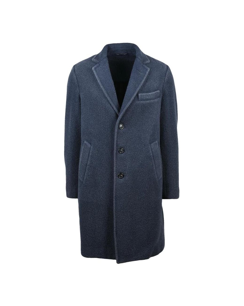 Circolo 1901 Blue Single-Breasted Coats for men