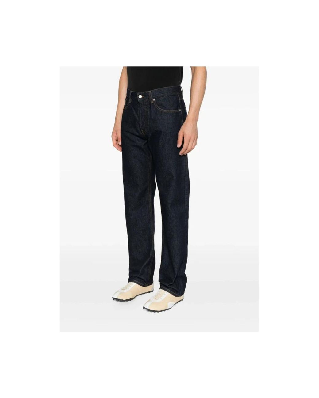 Dries Van Noten Black Straight Fit Jeans for men