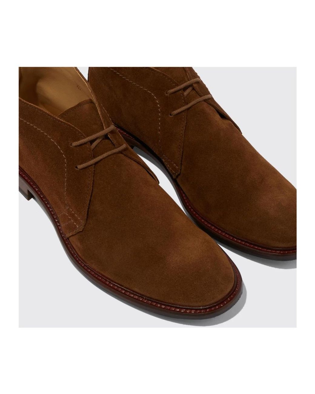 Scarosso Brown Lace-Up Boots for men