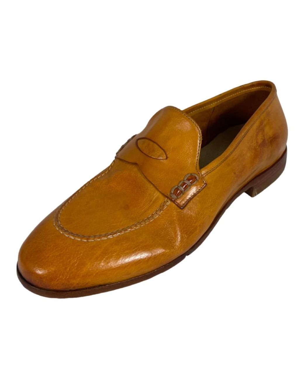 LEMARGO Ga01A Skip Mokassin in Brown für Herren
