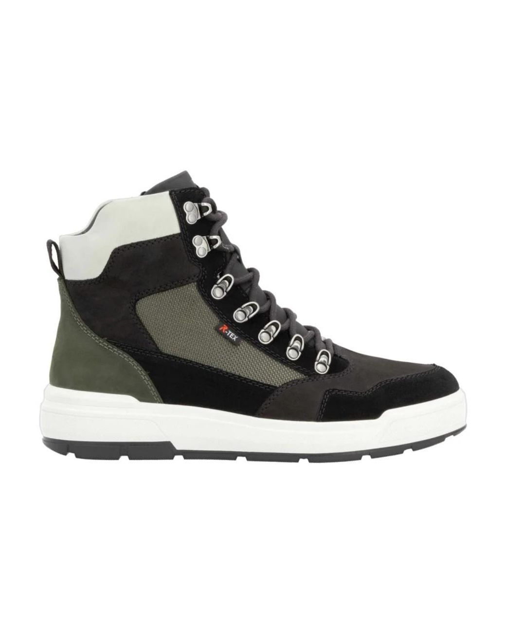 Rieker Black Lace-Up Boots for men