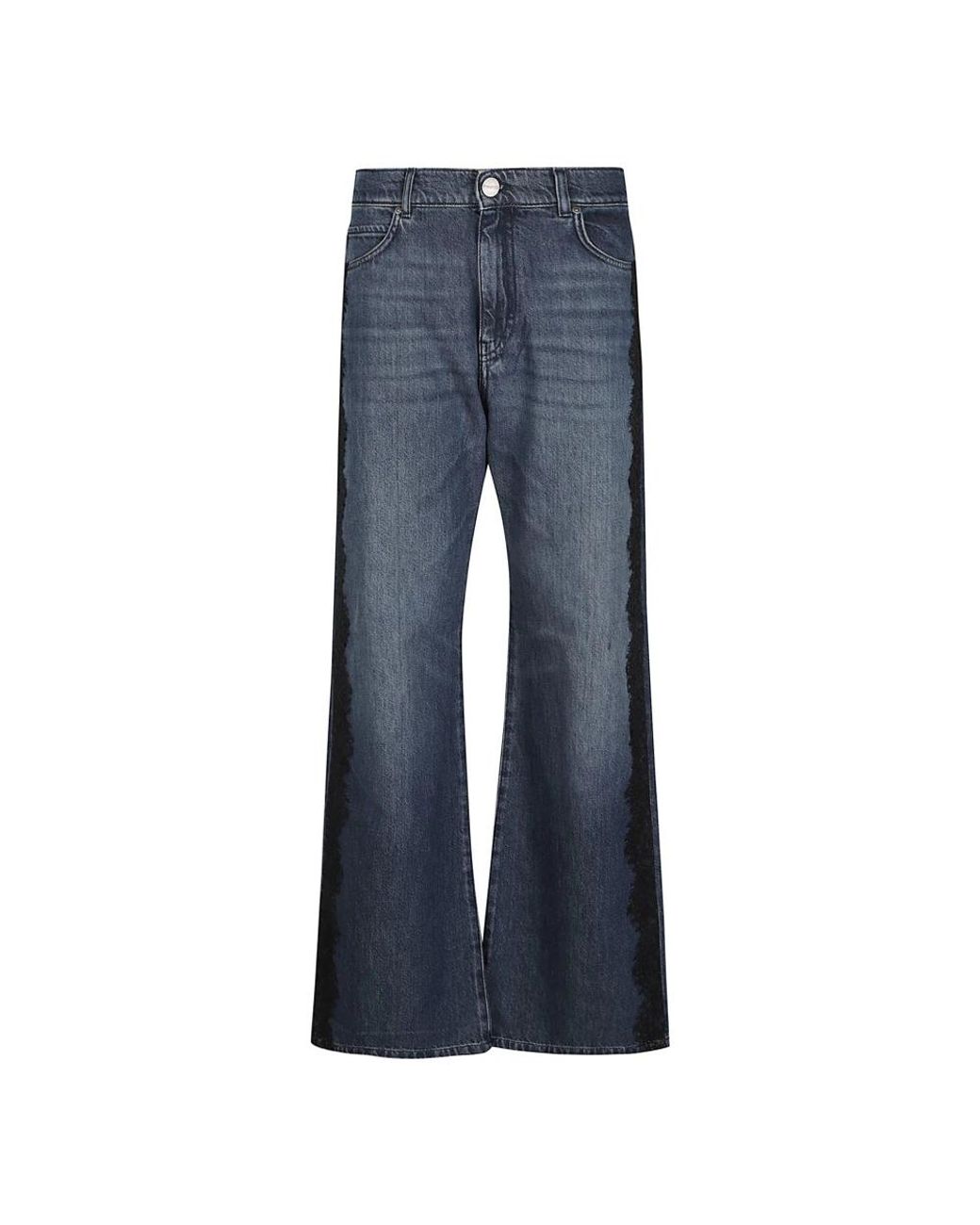 Wide Jeans Pinko en coloris Blue