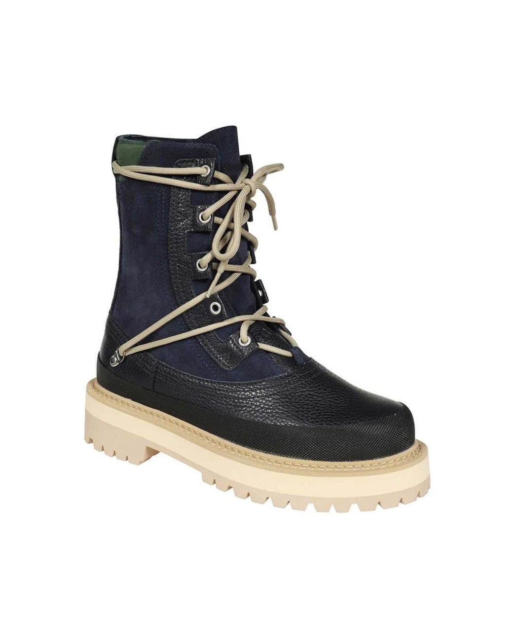 Reese Cooper Blue Lace-Up Boots for men