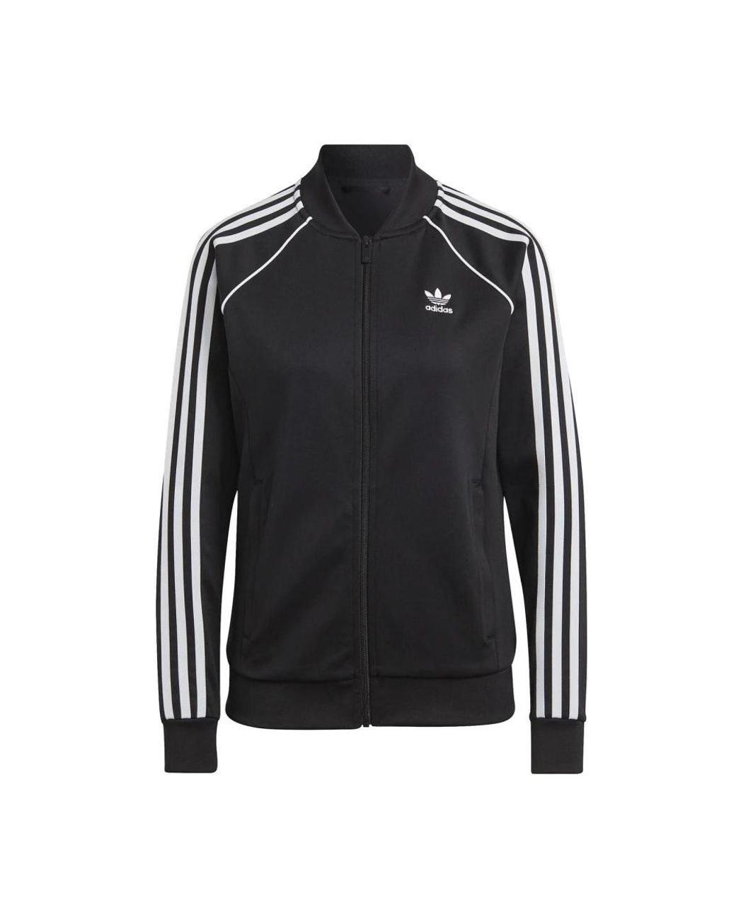 Felpa senza cappuccio di adidas in Nero Lyst