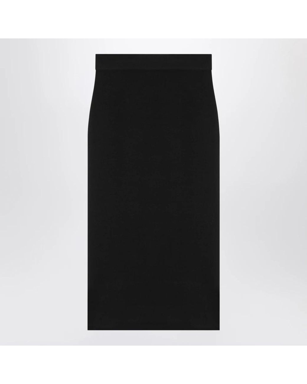 Saint Laurent Black Midi Skirts