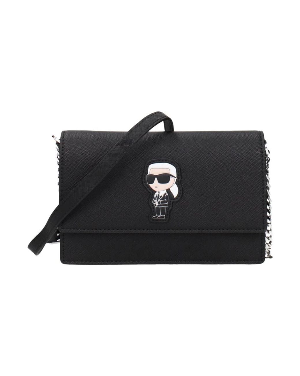 Karl Lagerfeld Black Cross Body Bags