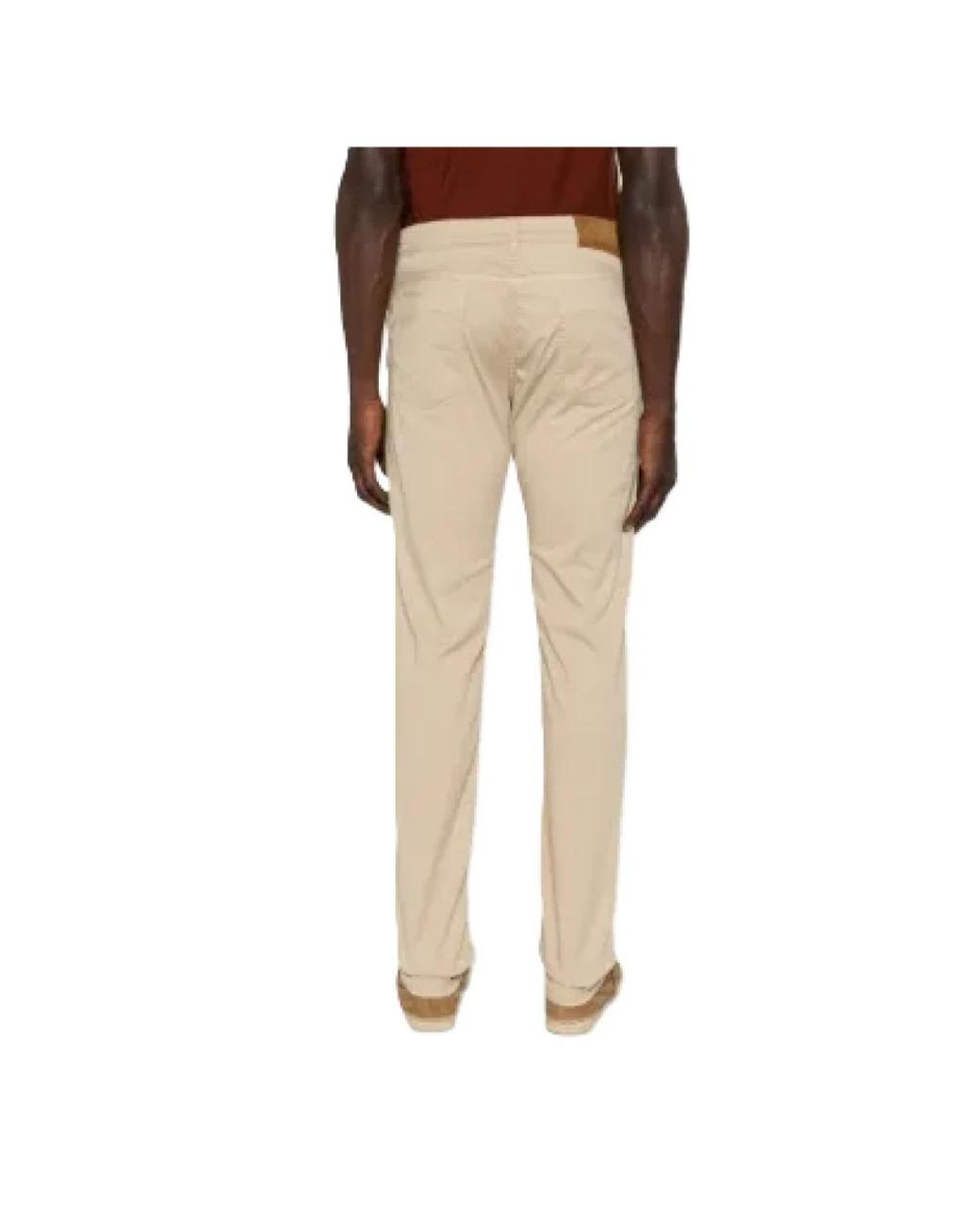 Incotex Natural Slim-Fit Trousers for men