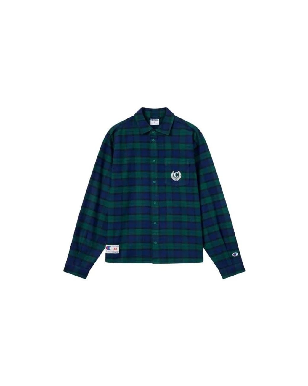 Champion Blue Casual Shirts for men