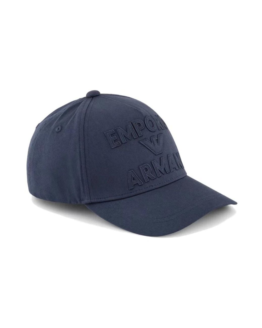Caps Emporio Armani pour homme en coloris Blue