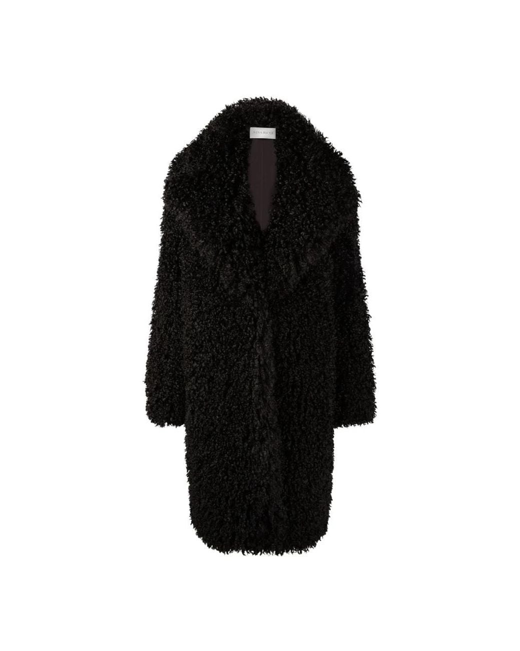 Nina Ricci Black Faux Fur & Shearling Jackets