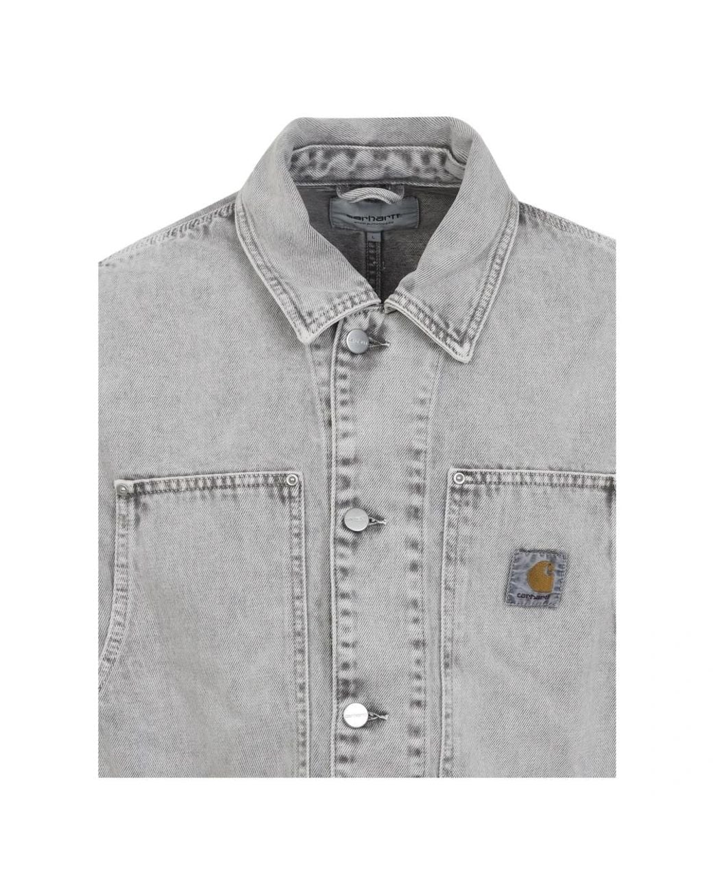Carhartt Gray Denim Jackets for men