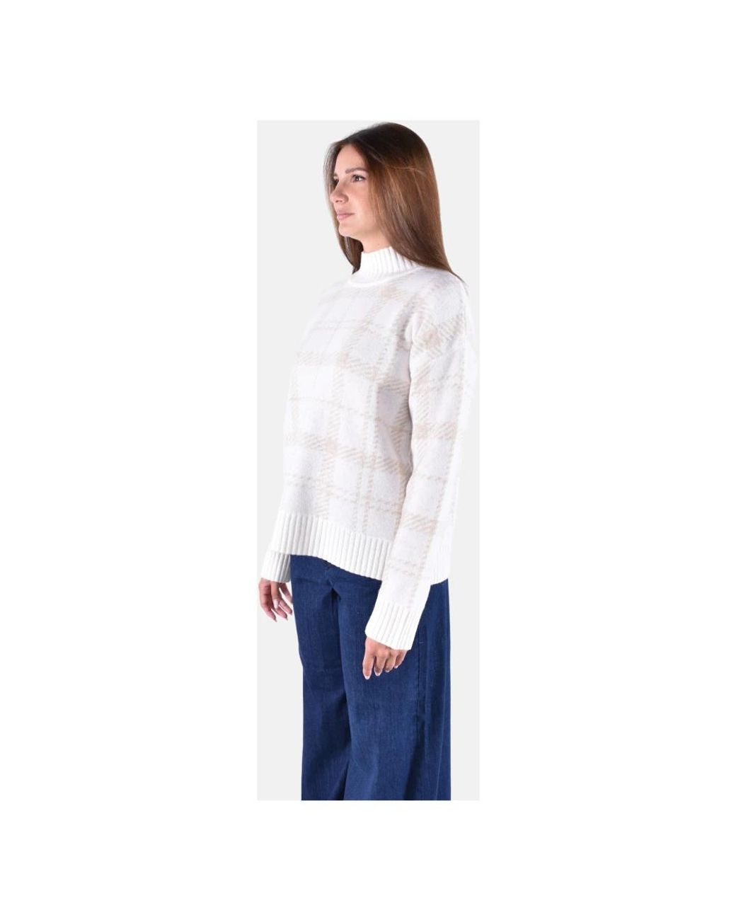 Barbour White Turtlenecks