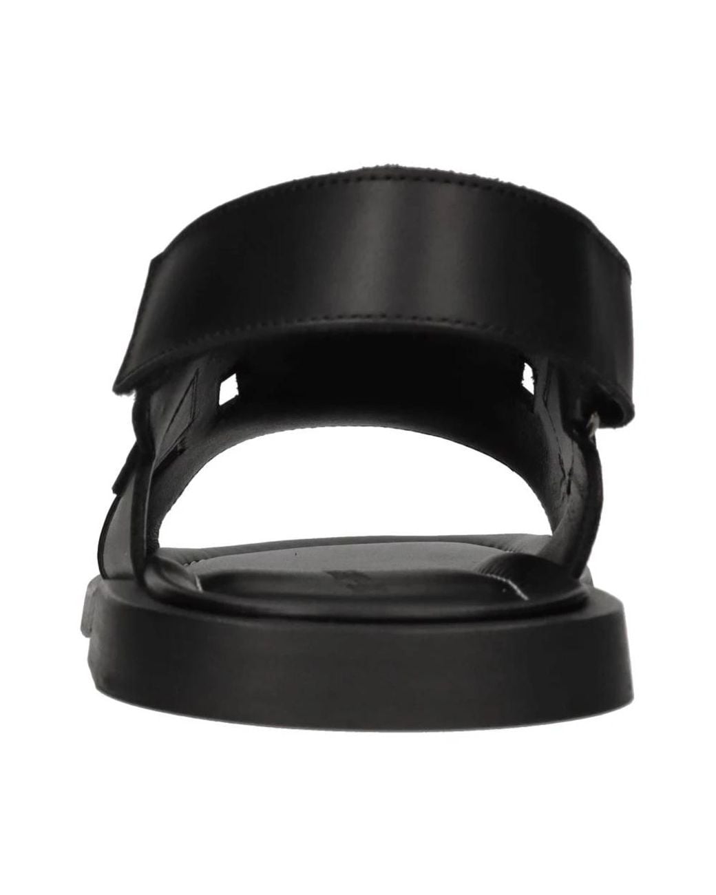 THE ANTIPODE Black Flat Sandals for men