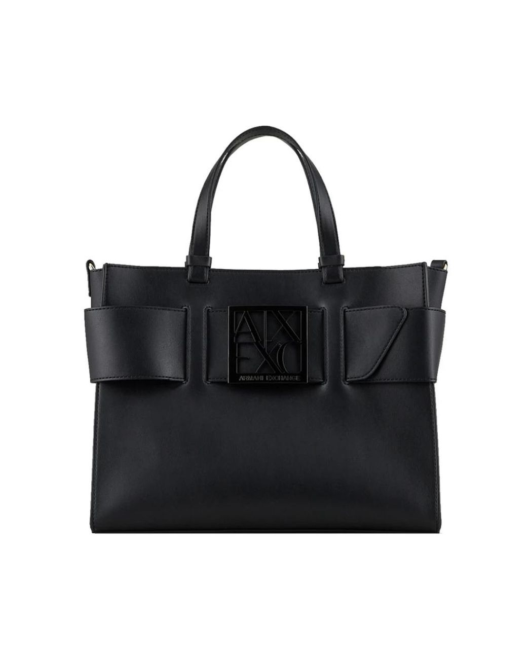 ARMANI EXCHANGE Black Shopping Bags