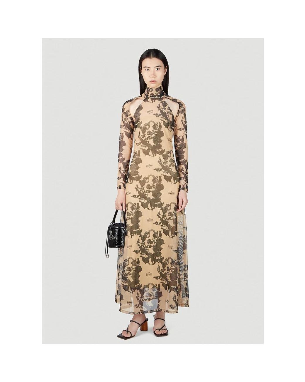 ROKH Metallic Maxi Dresses