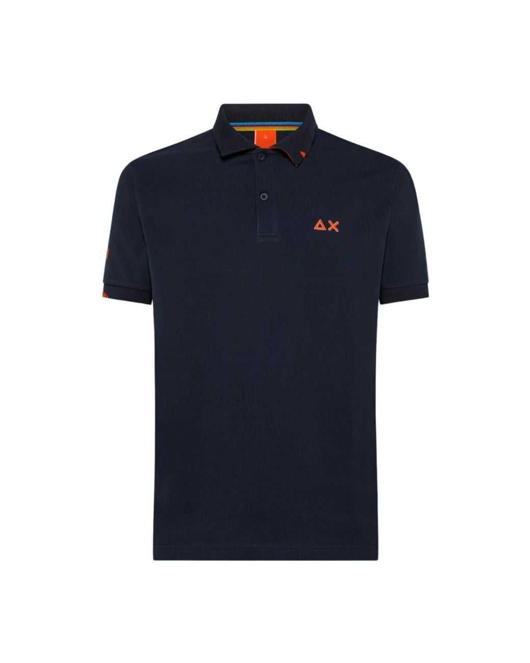 Sun 68 Blue Polo Shirts for men