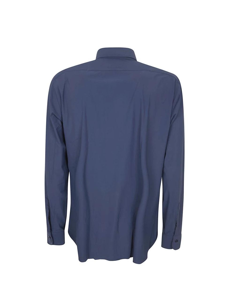 Barba Napoli Blue Casual Shirts for men