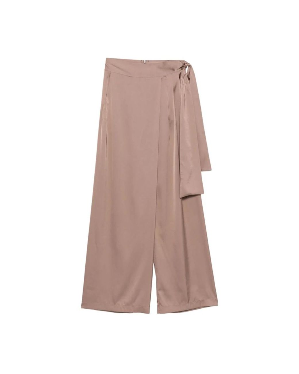 D.exterior Brown Wide Trousers