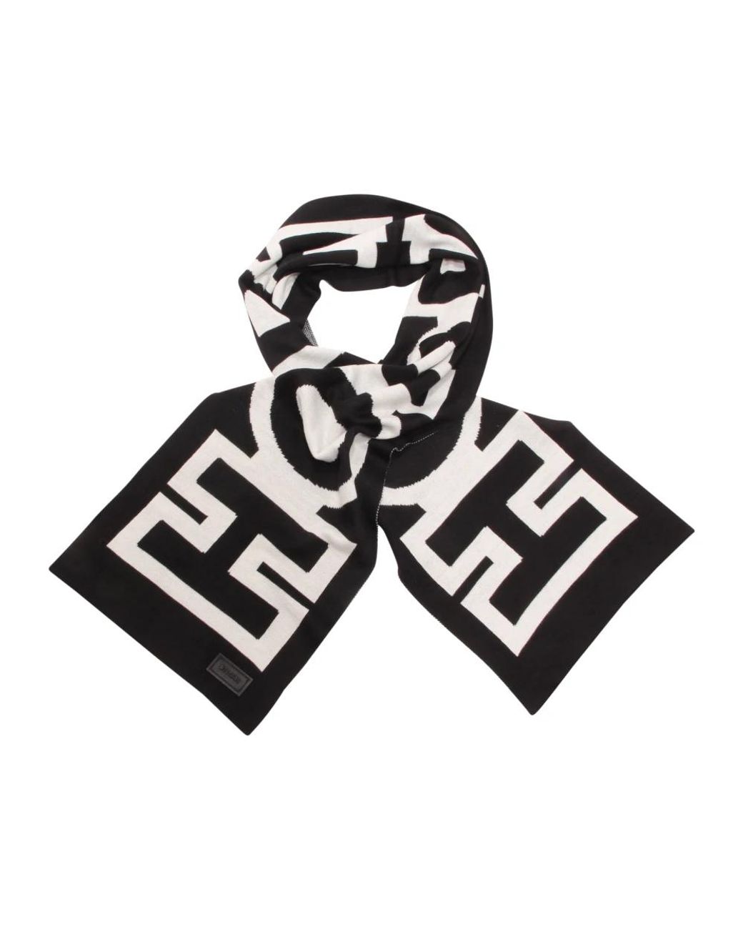 Moschino Black Winter Scarves for men