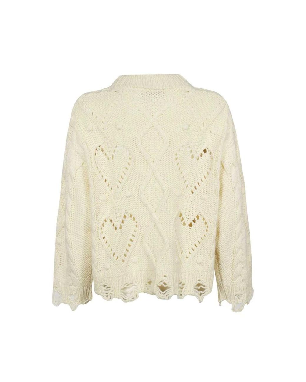 Gcds Natural Round-Neck Knitwear