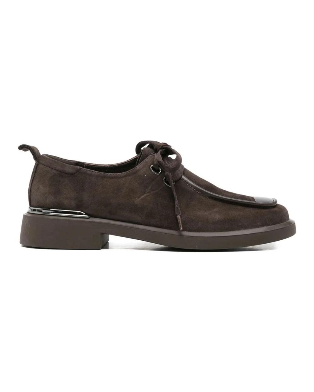 Linda Baumann Brown Laced Shoes