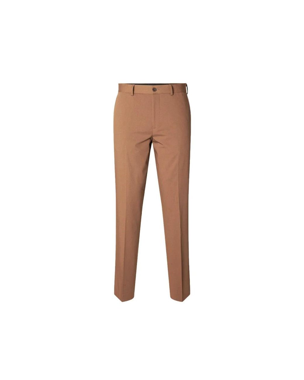 SELECTED Brown Suit Trousers for men