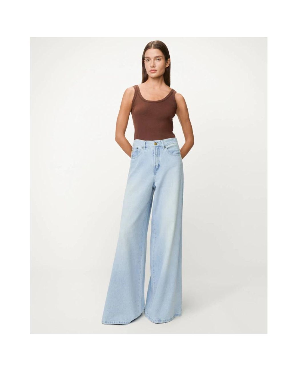 Lois Blue Wide Jeans