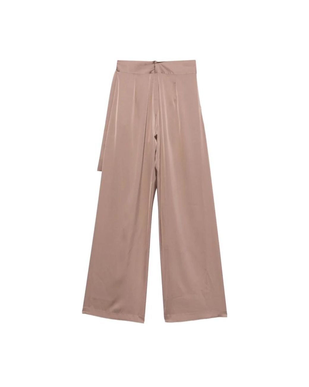 D.exterior Brown Wide Trousers