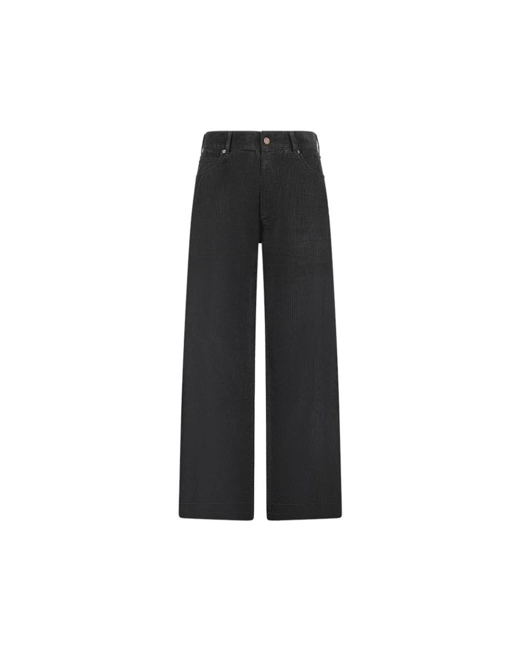Céline Black Straight Trousers for men