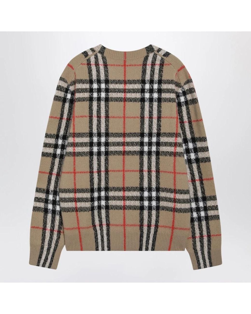 Burberry Natural Round-Neck Knitwear for men