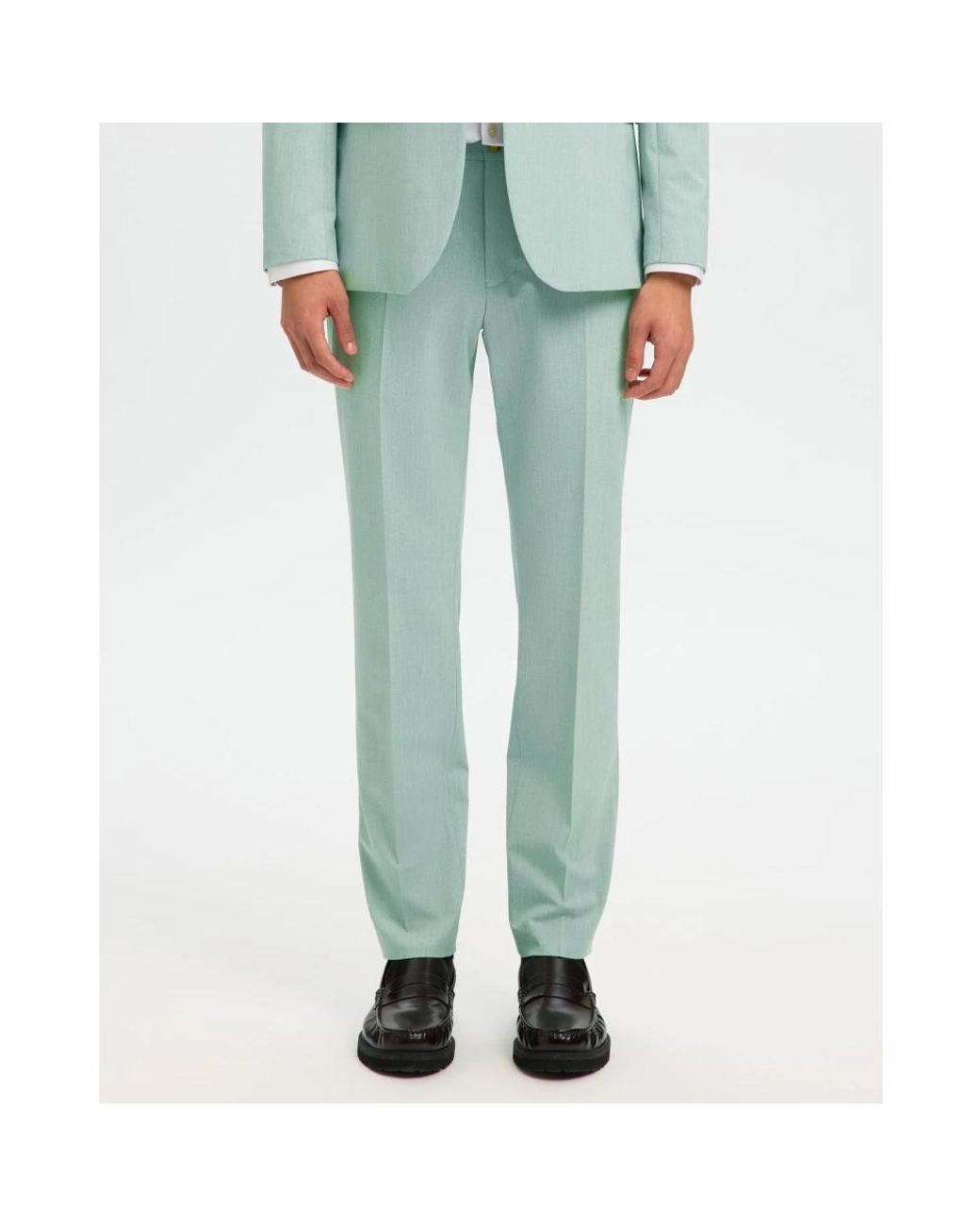 SELECTED Liam Slim Flex Hose in Green für Herren