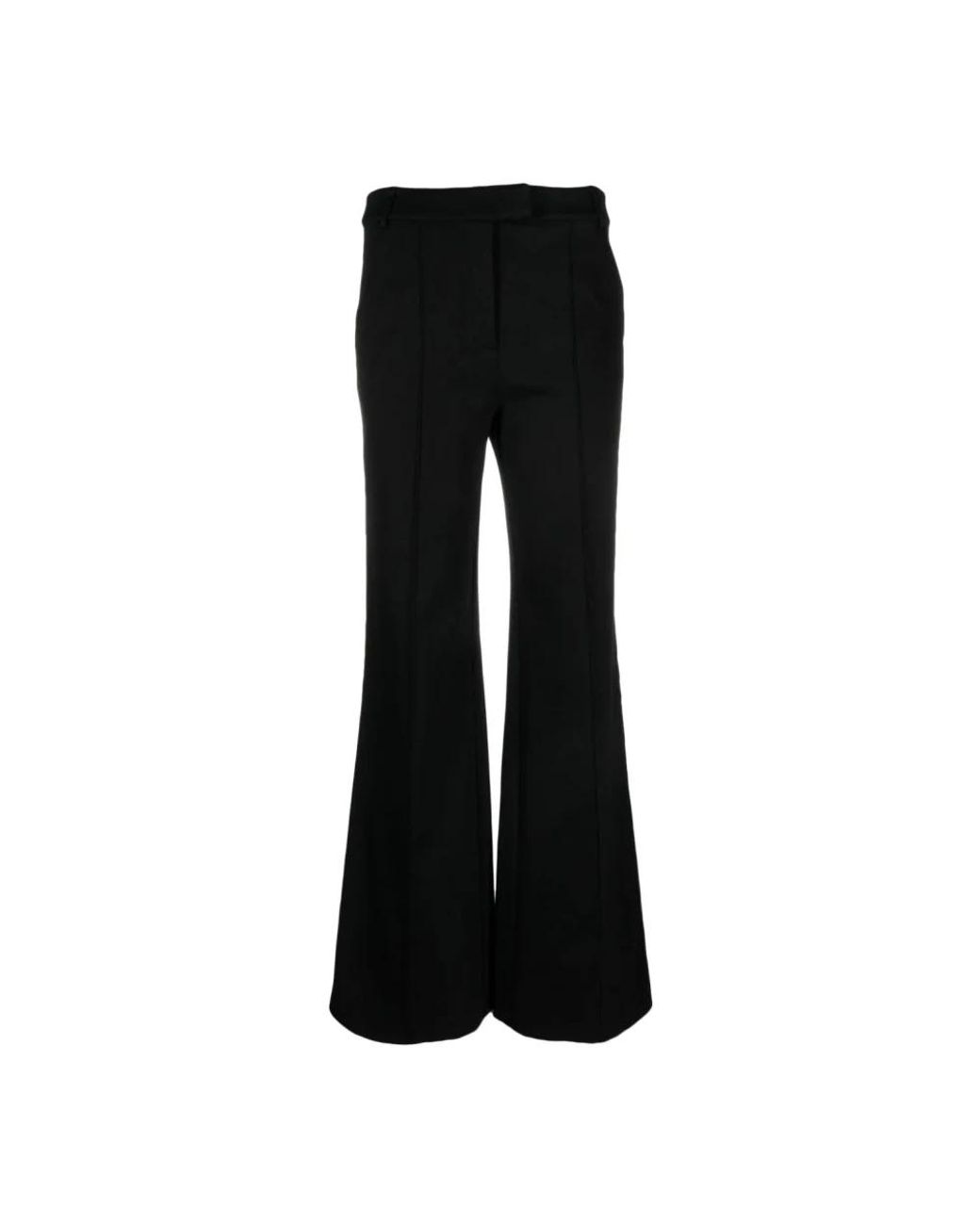 Jonathan Simkhai Broeken ,Zwart ,Nylon Elegante Zwarte Bootcut Broek in het Black