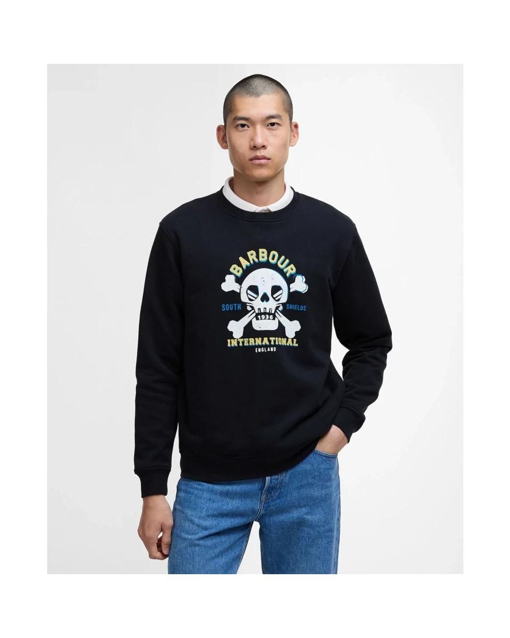 Barbour Blue Sweatshirts for men