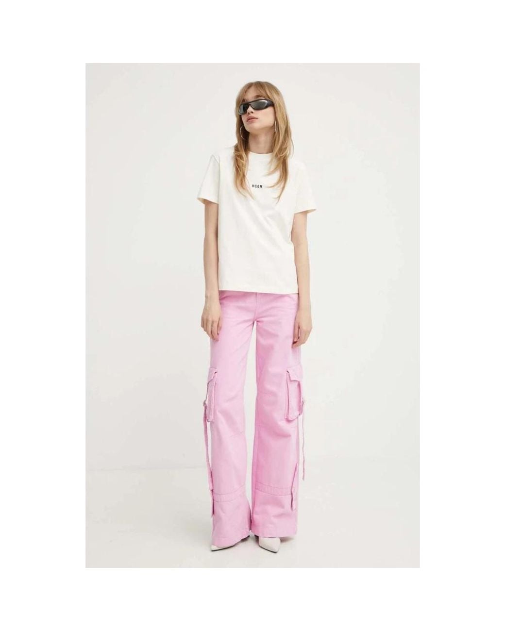 T-Shirts di MSGM in Pink