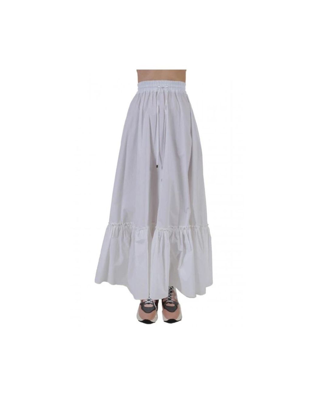 Pinko Gray Maxi Skirts